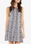 Tart Collections Aubree Mini Dress In Line Zebra In Multi