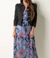 Tart Collections Averill Distressed Jacket In Black In Black