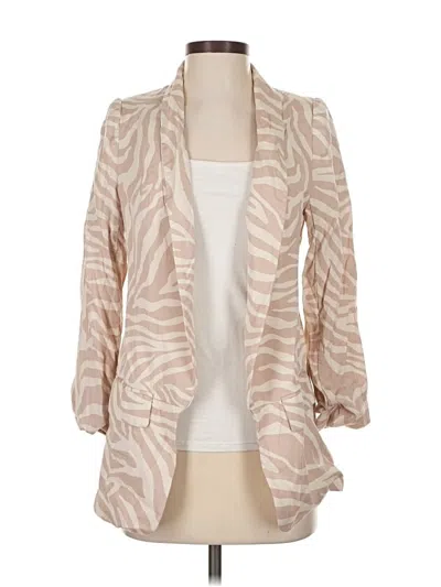 Pre-owned Tart Collections Blazer Jacket In White