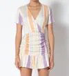 Tart Collections Browen Mini Dress In Playful Stripes In Multi