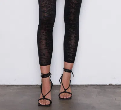 Tart Collections Burnout Leggings In Black And Grey Burnout In Multi