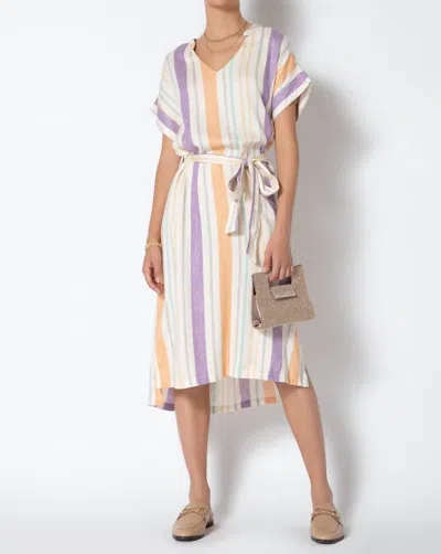 Tart Collections Cassia Dress In Playful Stripes In Multi