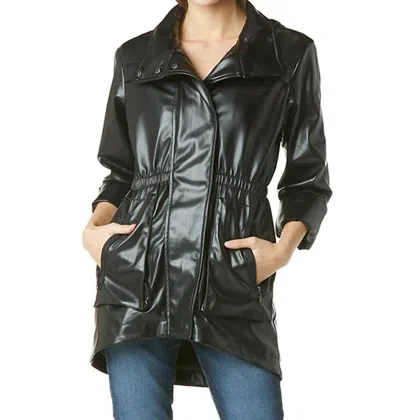 Tart Collections Cory Leather Jacket In Black