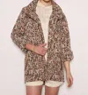 Tart Collections Cory Print Jacket In Taupe Watercolor In Multi