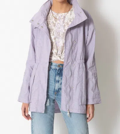 Tart Collections Cory Solid Jacket In Wisteria In Blue
