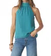 Tart Collections Delfina Top In Teal In Blue