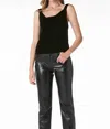 Tart Collections Fern Top In Black In Black
