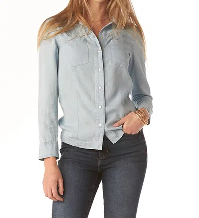 Tart Collections Francesca Shacket In Open Air Blue