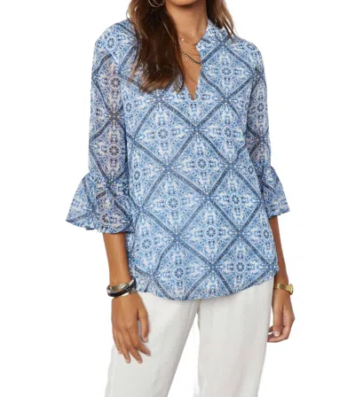 Tart Collections Hadlie Top In Painted Tiles In Multi