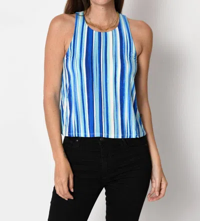 Tart Collections Hallie Modal Top In Painted Stripe In Multi