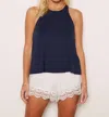 Tart Collections Hallie Top In Peacoat Navy In Multi