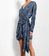 Tart Collections Isono Zebra Printed Dress In Twilight Zebra In Multi