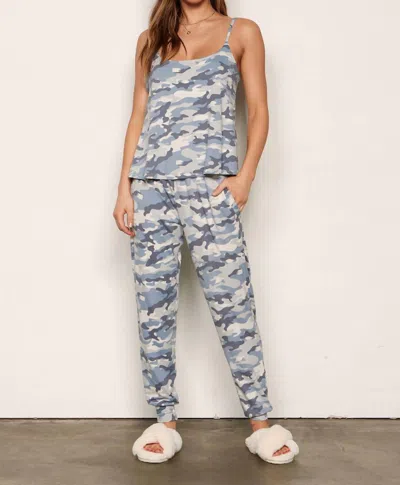 Tart Collections Izzy Jogger Set In Icy Camo In Blue