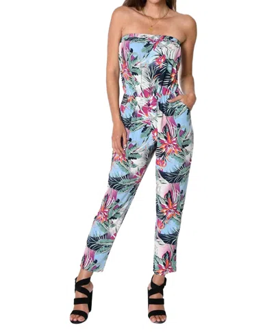 Tart Collections Jackelyn Modal Jumpsuit In Halftone Tropical In Multi