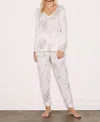 Tart Collections Jade Long Sleeve Jogger Set In Soft Tie Dye In Multi