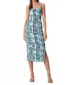 Tart Collections Jayci Dress In Ocean Ikat In Multi