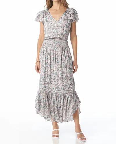 Tart Collections Josa Dress In Pebble Butterfly In Gray