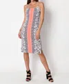 Tart Collections Kris Dress In Aztec Floral V2 In White