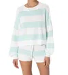 Tart Collections Leisel Sweater In Sweater Stripe In White