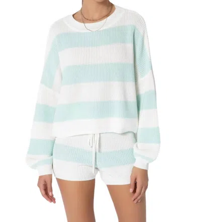 Tart Collections Leisel Sweater In Sweater Stripe In White