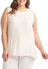 Tart Collections Lily Plus Top In Light Blush In Pink