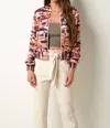 Tart Collections Mindi Jacket In Abstract Stripe In Multi