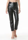 Tart Collections Morgan Vegan Leather Pants In Black In Black