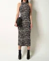Tart Collections Neva Midi Dress In Marbled Zebra In Multi