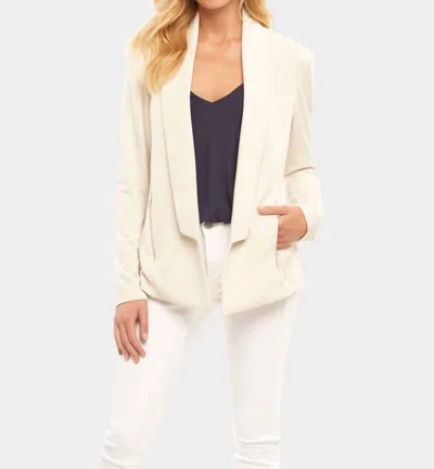 Tart Collections Nisha Blazer In Heathered Oatmeal In Multi