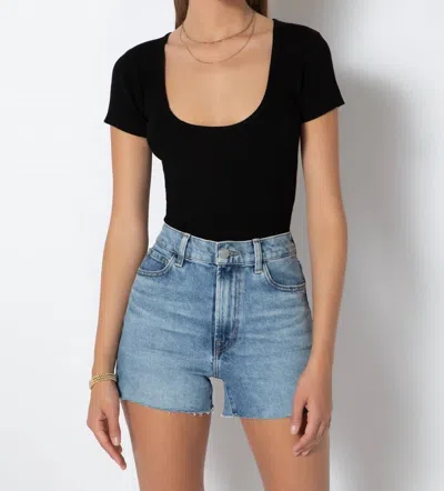 Tart Collections Rachele Rib Bodysuit In Black