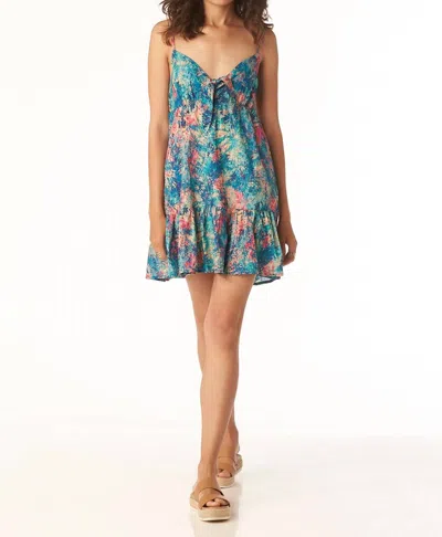 Tart Collections Roma Cotton Dress In Sketched Abstract In Multi