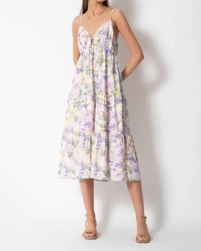 Tart Collections Royan Tiered Midi Dress In Multi