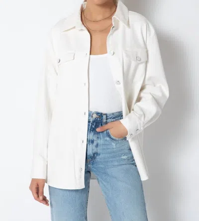 Tart Collections Scout Long Sleeve Jacket In White