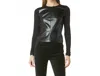 Tart Collections Tawni Leather Top In Black In Black