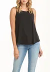 Tart Collections Wrap Strap Tank Top In Black In Black