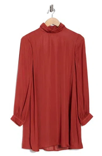 Tart Darcila Long Sleeve Minidress In Red