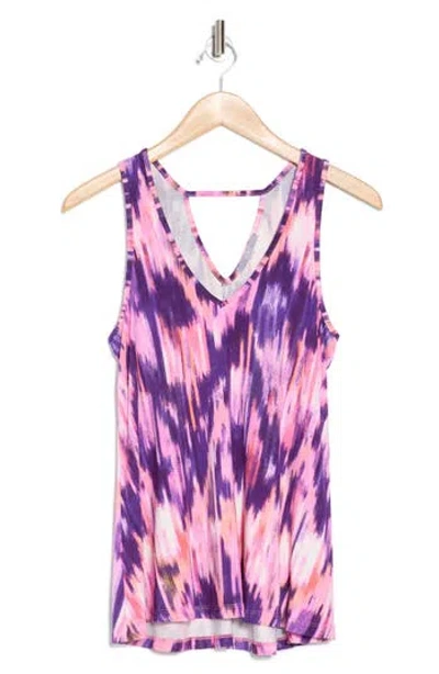 Tart Eve Ikat Tank In Diamond Ikat