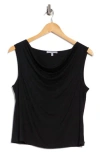 Tart Gigi Draped Tank Top In Black