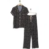 Tart Ginnie Brushed Jersey Pajamas In Black