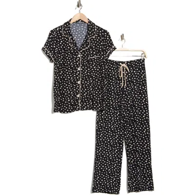 Tart Ginnie Brushed Jersey Pajamas In Black