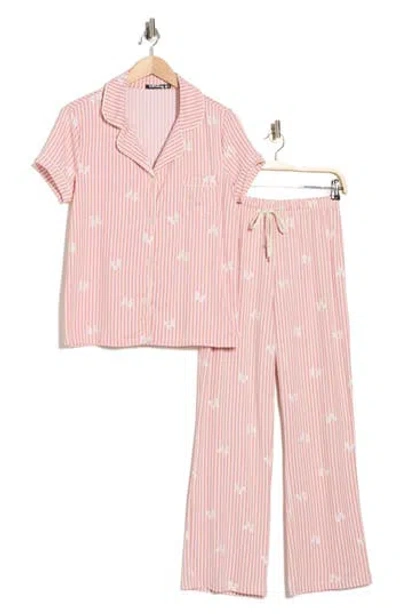 Tart Ginnie Brushed Jersey Pajamas In Pink