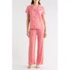 Tart Ginnie Brushed Jersey Pajamas In Pink