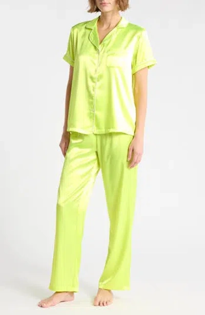 Tart Ginnie Satin Pajamas In Green