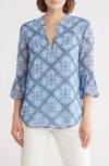 Tart Hadlie Split Neck Top