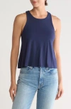 Tart Hallie Stretch Tank In Peacoat Navy