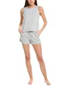 Tart Intimates 2pc Eowyn Top & Short Set In Grey