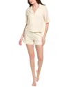 Tart Intimates 2pc Kine Shirt & Short Set In Grey