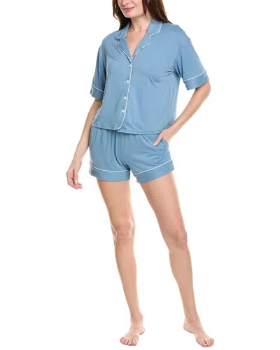 Tart Intimates 2pc Kine Short Set In Blue
