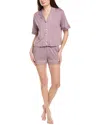 Tart Intimates 2pc Kine Short Set In Purple