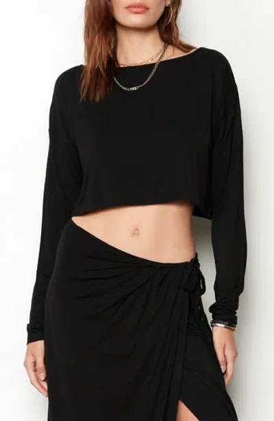 Tart Kayli Knit Crop Top In Black